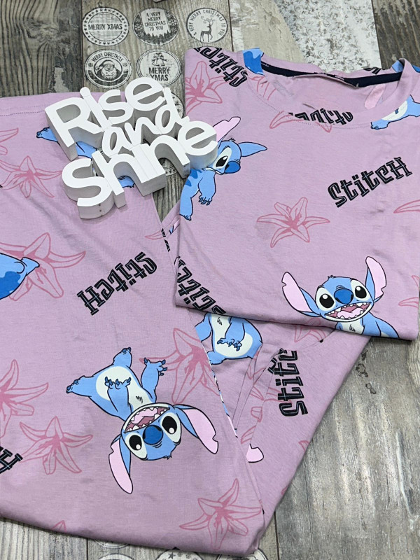 Mauve stitch Nightsuit