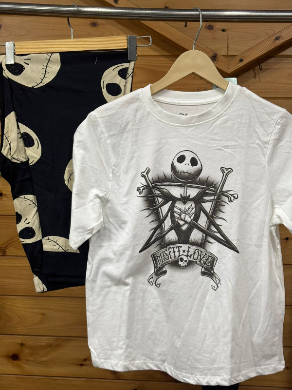 Misfit Love, Skeleton Print Night Suit