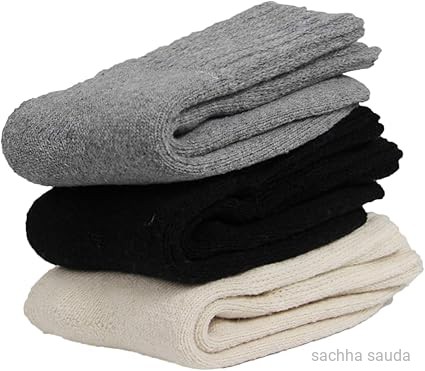 BomKinta Boot Socks for Women Winter Solid Thick Warm Socks Cozy Crew Socks Christmas Gift